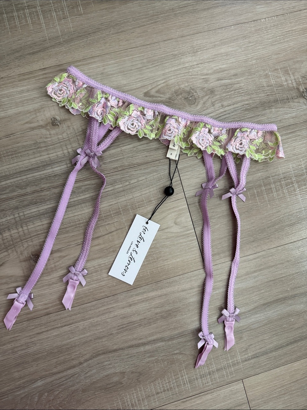 NWT NWT FOR LOVE & LEMONS Berry Garter Belt